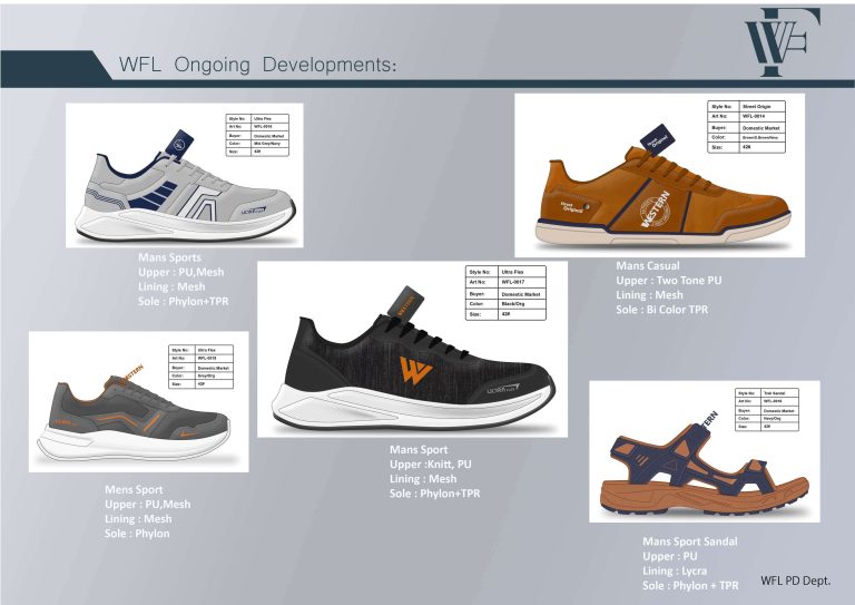 WFL Product Range Collection New Design Shoe
